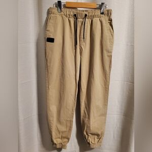 Men's Tan Casual Jogger Pants